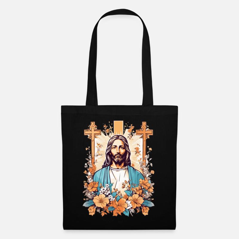 Jesus Christus - Stoffbeutel - Schwarz