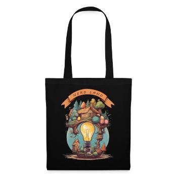 Nerd Land - Sac en tissu - noir - Devant