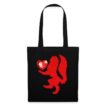 Heraldic (red) - Tote Bag - black - Front