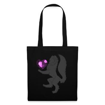 Heraldic (black/purple) - Tote Bag - black - Front