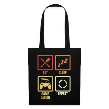 Game Designer Schedule - Tote Bag - black - Front