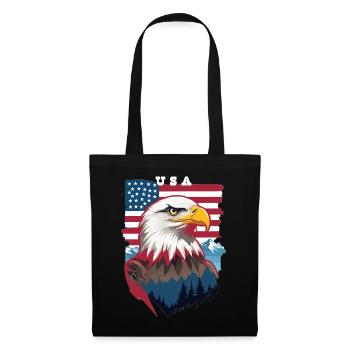 Bald eagle - Tote Bag - black - Front