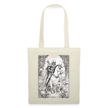 Todesreiter Tarot Illustration - Stoffbeutel - Natur - Vorne