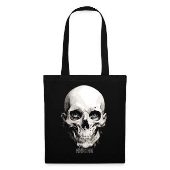 Memento mori - Skull Totenkopf - Stoffbeutel - Schwarz - Vorne