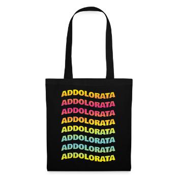 T-shirt Addolorata wave effect t-shirt gift - Tote Bag - black - Front