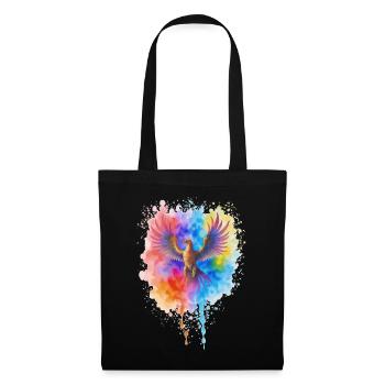Phénix aquarelle précipité - Sac en tissu - noir - Devant
