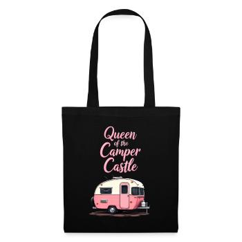 Queen Of The Camper Castle, RV Girl - Tote Bag - black - Front