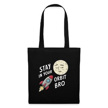 Reste dans ton orbite, mon frère - Sac en tissu - noir - Devant
