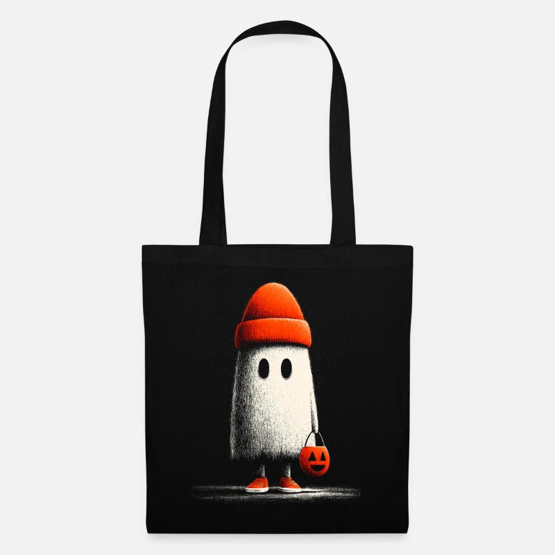 Beanie_Ghost - Stoffbeutel - Schwarz