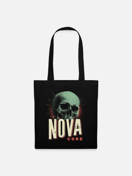 Nova Core Schädel - Stoffbeutel - Schwarz