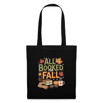 All Booked for Fall - Stoffbeutel - Schwarz - Vorne