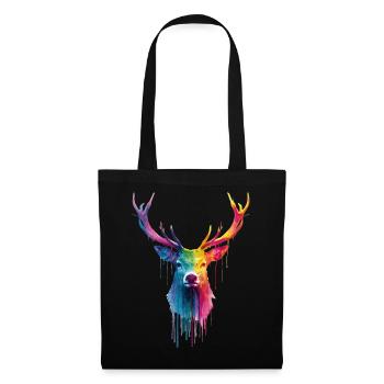 Deer Deer Antlers - Tote Bag - black - Front