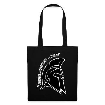 Epischer Sieg Spartanischer Helm - Stoffbeutel - Schwarz - Vorne