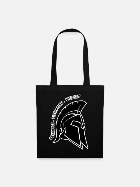 Epischer Sieg Spartanischer Helm - Stoffbeutel - Schwarz