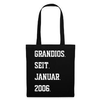 20th Birthday January 2006 - Tote Bag - black - Front