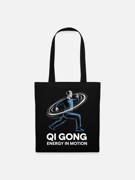 Qigong Tai Chi - Tote Bag - black