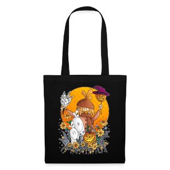 Ugo - la parade des citrouilles / - Sac en tissu - noir - Devant