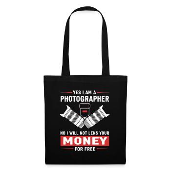 Humor Photographer - Tote Bag - black - Front