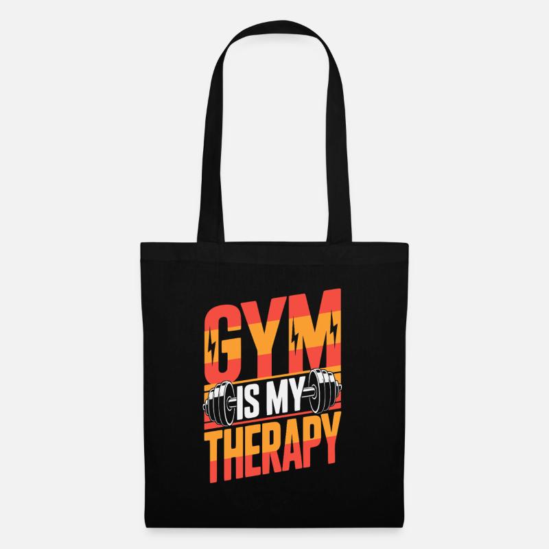 Gym-Hantel-Therapie-Workout - Stoffbeutel - Schwarz