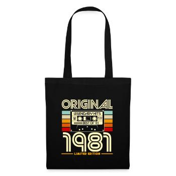Original 1981 Cassette Limited - Tote Bag - black - Front