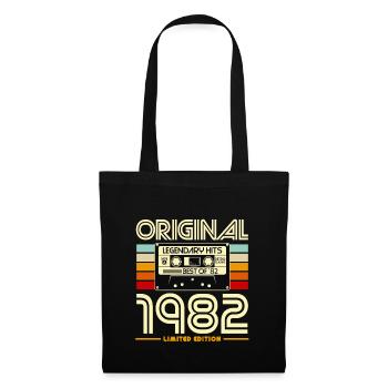 1982 Limited Edition Cassette - Tote Bag - black - Front