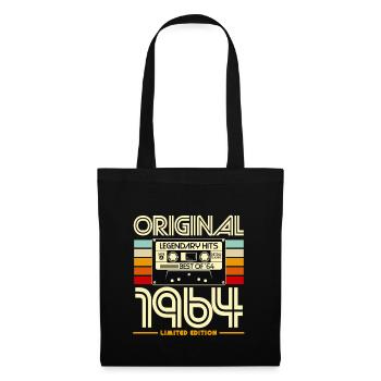 Original 1964 Retro Cassette - Tote Bag - black - Front