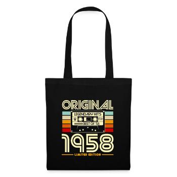 Original 1958 Vintage Cassette - Sac en tissu - noir - Devant