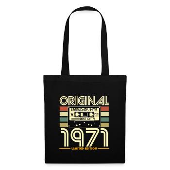 Original 1971 Retro Hits Cassette - Sac en tissu - noir - Devant