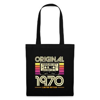 Original 1970 Retro Hits Cassette - Sac en tissu - noir - Devant