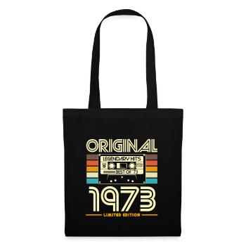 Original 1973 – Begrenzte Retro-Hits - Stoffbeutel - Schwarz - Vorne