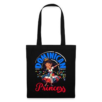 Drapeau de la République dominicaine Dom Rep Pride - Sac en tissu - noir - Devant
