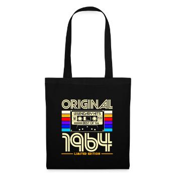 Original 1964 Retro Cassette - Tote Bag - black - Front