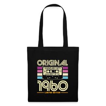 Original 1960 Cassette Retro - Sac en tissu - noir - Devant