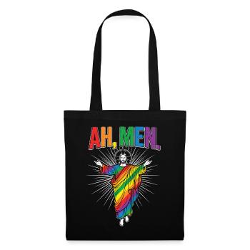 Pride Month LGBTQ – Jesus. Ah, Männer. - Stoffbeutel - Schwarz - Vorne