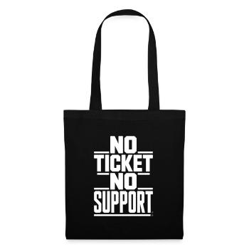No Ticket No Support Informatiker IT Administrator - Stoffbeutel - Schwarz - Vorne
