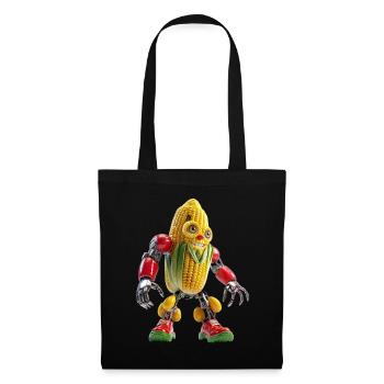 CORN BOT - The Cute Bio-Organic Robot - Tote Bag - black - Front