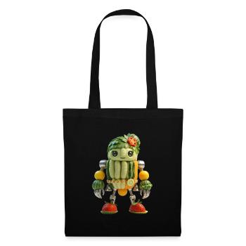 Vegetable Robot Carnival - Tote Bag - black - Front