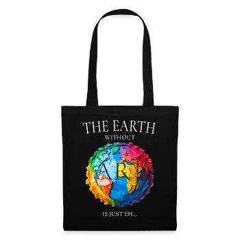 The Earth Without Art - Stoffbeutel - Schwarz - Vorne