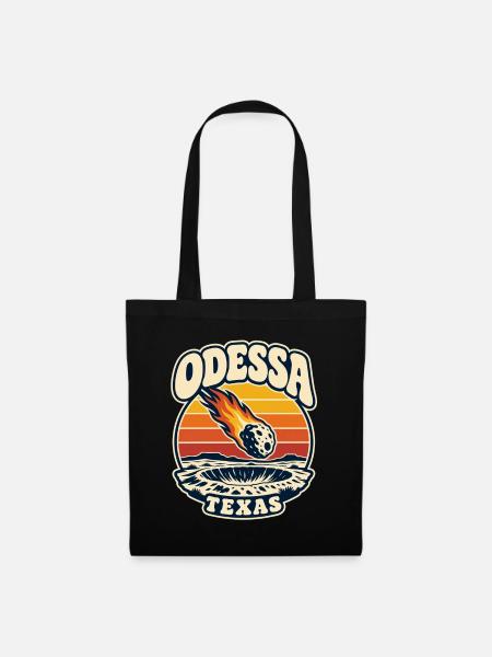 Texas Odessa Meteor Sunset - Stoffbeutel - Schwarz