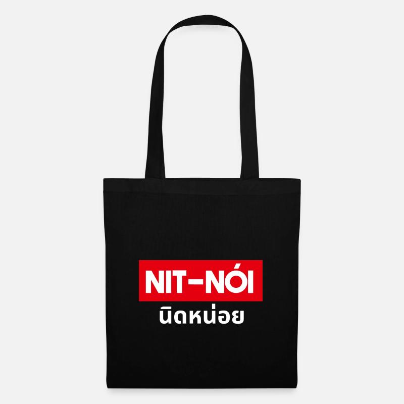 Nit Noi - Stoffbeutel - Schwarz