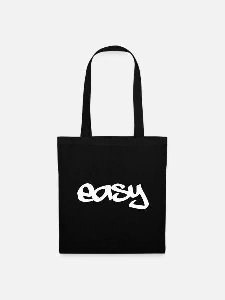easy - Stoffbeutel - Schwarz