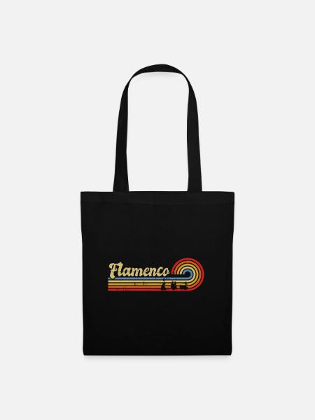 Flamenco - Stoffbeutel - Schwarz