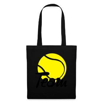 tennis_team - Sac en tissu - noir - Devant