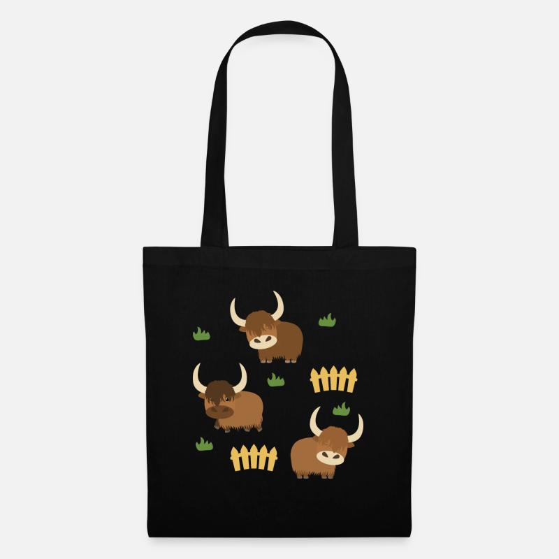 Yak Ranch - Tote Bag - black