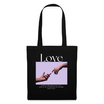 LOVE - Tote Bag - black - Front