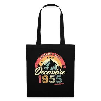 Cadeau D'anniversaire En Décembre 1955 Vintage - Sac en tissu - noir - Devant