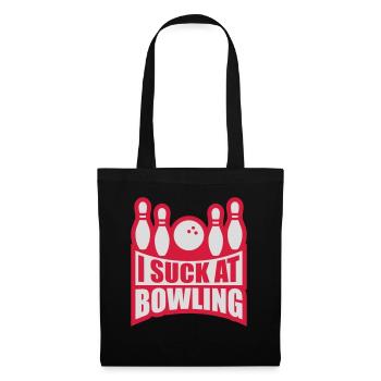 Je suis nul au bowling - Sac en tissu - noir - Devant