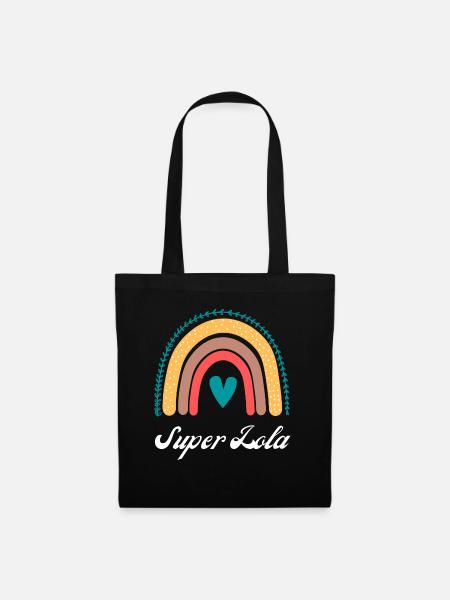 Super Lola - Stoffbeutel - Schwarz
