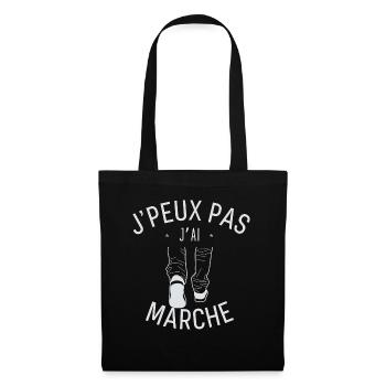 J peux pas j ai marche - Sac en tissu - noir - Devant