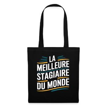 La meilleure stagiaire du monde - Sac en tissu - noir - Devant